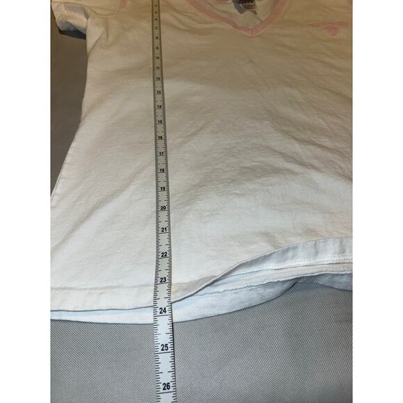 Raiders NFL for Her Size XL 100% Cotton V-neck pink Sparkle White Merch - Picture 5 of 6